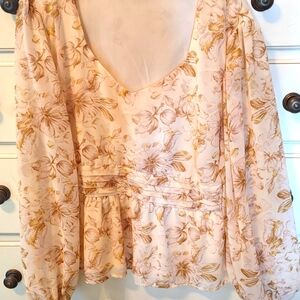 NWOT Piper & Scoot Blouse. Size XXXL